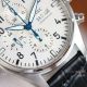 Swiss Copy IWC Schaffhausen Pilot's Spitfire Watch Chronograph 7750 White Dial (4)_th.jpg